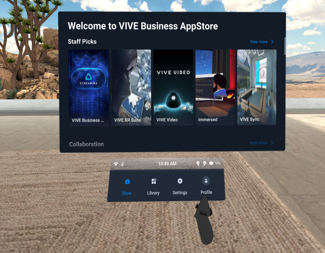 VIVE Focus3 Launcher
